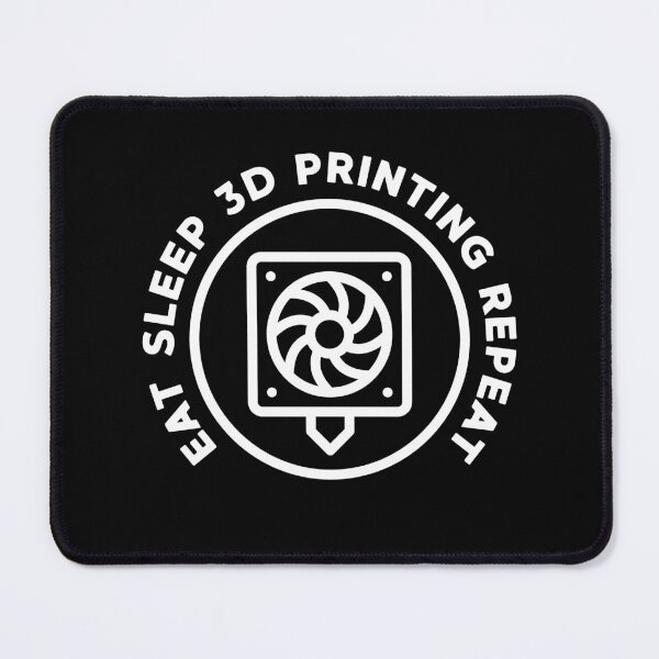 Item preview, Eat Sleep 3D Printing Repeat round design for Additive Manufacturing Geek designed and sold by venomousvector.