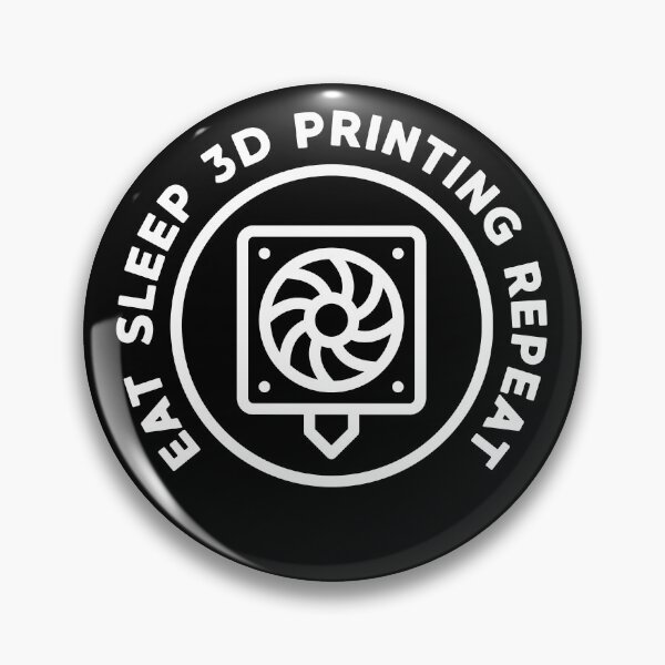 Item preview, Eat Sleep 3D Printing Repeat round design for Additive Manufacturing Geek designed and sold by venomousvector.