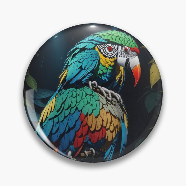Item preview, Rainbow Feathers: Parrot's Haven on a Colorful Tree designed and sold by Fenomena Designs.