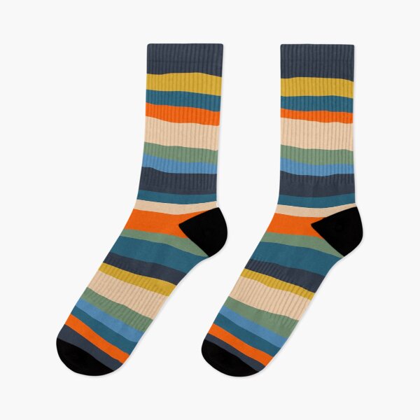 Item preview, Serrate Stripes Colorful Retro Organic Contemporary Pattern designed and sold by kierkegaard.