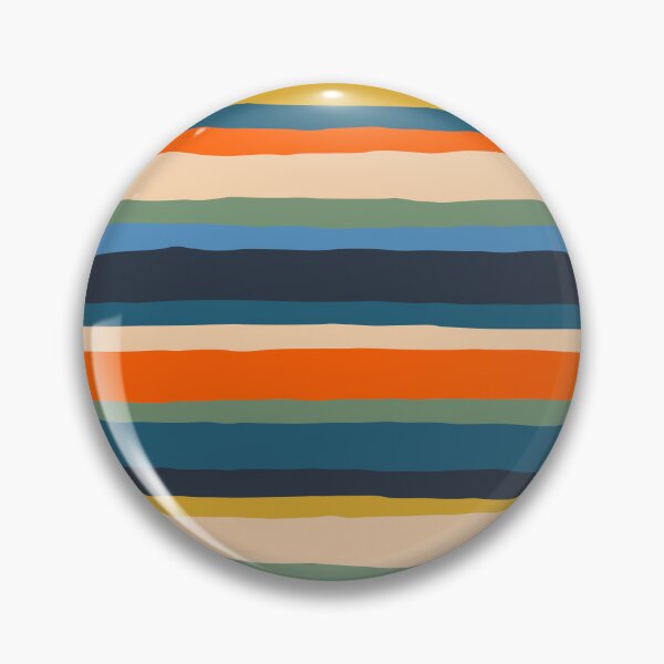 Item preview, Serrate Stripes Colorful Retro Organic Contemporary Pattern designed and sold by kierkegaard.