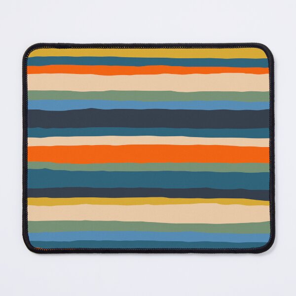 Item preview, Serrate Stripes Colorful Retro Organic Contemporary Pattern designed and sold by kierkegaard.