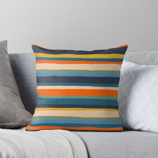 Item preview, Serrate Stripes Colorful Retro Organic Contemporary Pattern designed and sold by kierkegaard.