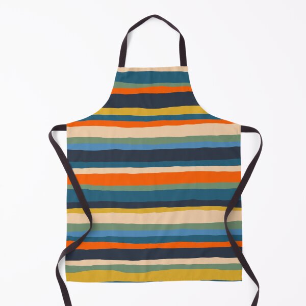 Item preview, Serrate Stripes Colorful Retro Organic Contemporary Pattern designed and sold by kierkegaard.