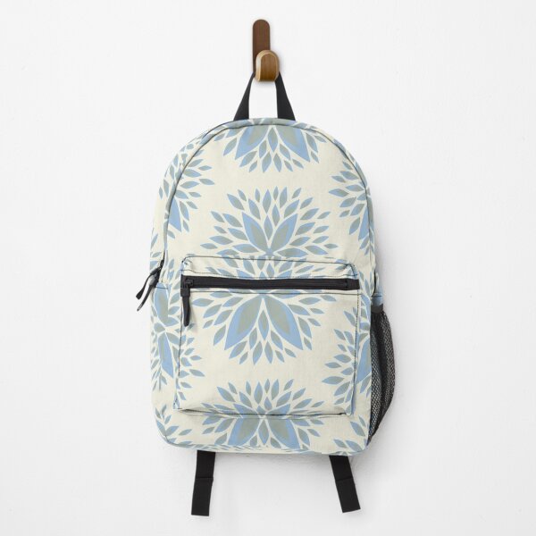 Item preview, Flower Snowflake Petal Burst in baby blue color palette designed and sold by BrankaPD.