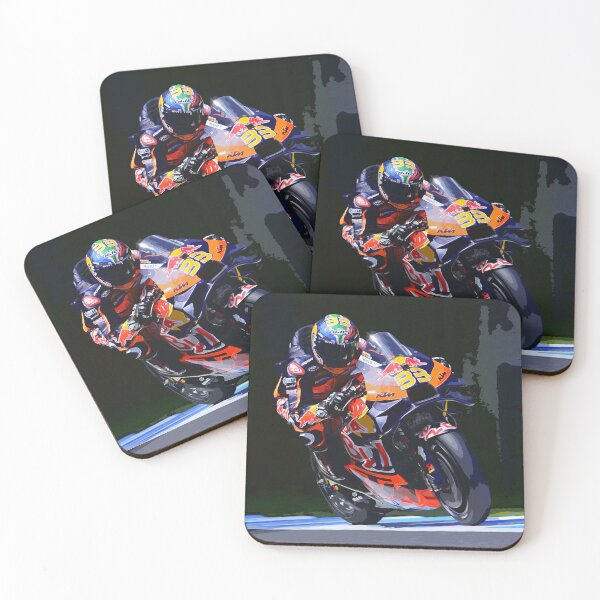Artikelvorschau, Brad Binder kommt mit seinem MotoGP-Motorrad 2023 aus der Kurve entworfen und verkauft von Rodissimus1984.