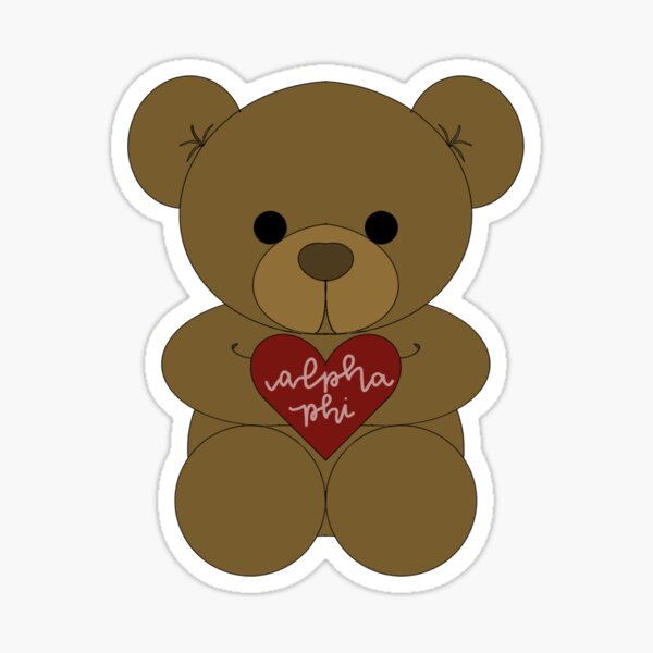 Bear Alpha Spinning Sticker