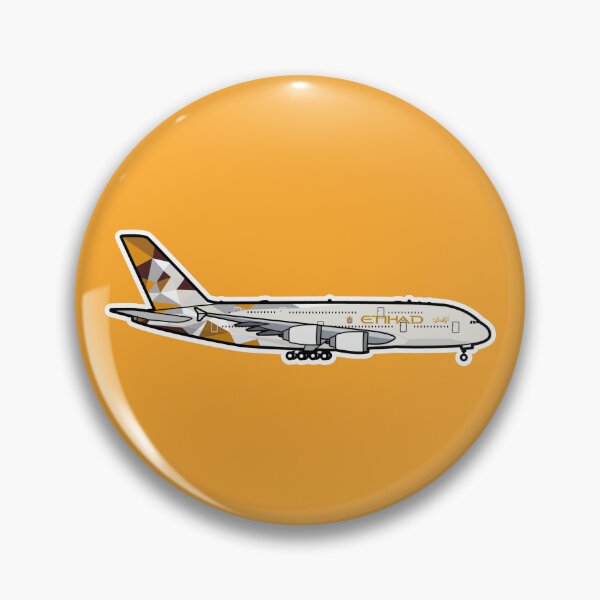 Item preview, Etihad Airbus A380 designed and sold by PilotDecals.