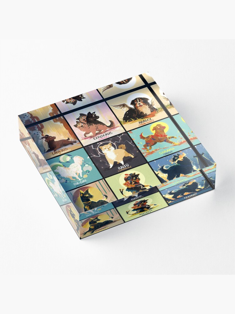 Alternate view of Mytho doggos #2 Acrylic Block