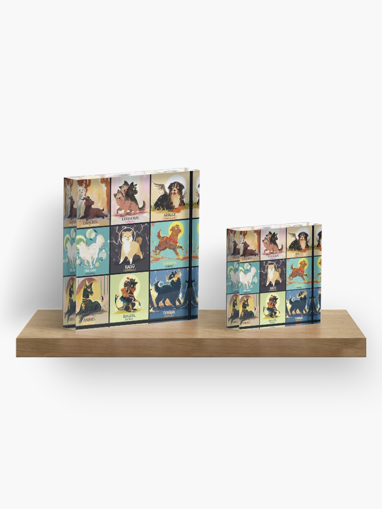 Alternate view of Mytho doggos #2 Acrylic Block