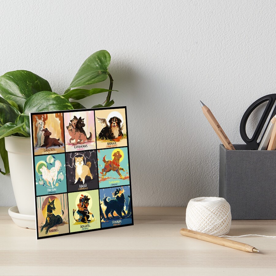 Mytho doggos #2 Art Board Print