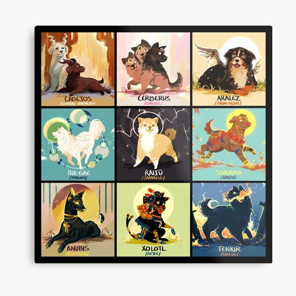 Mytho doggos #2 Metal Print