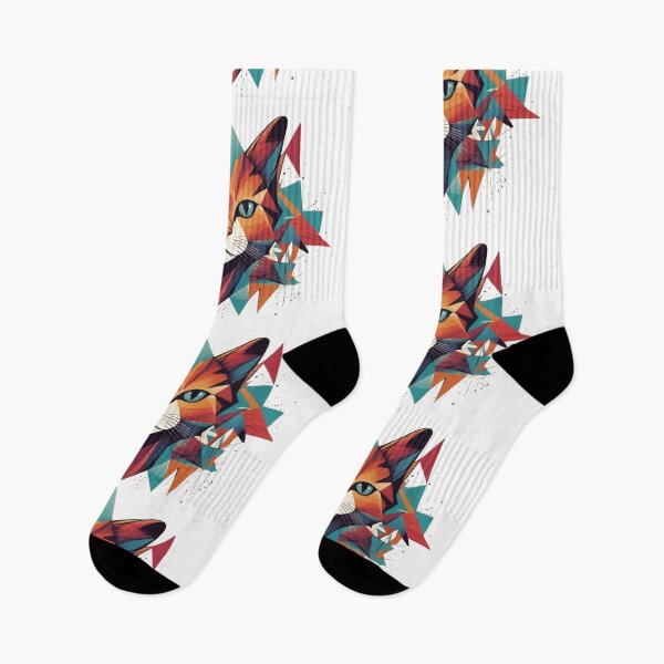 Item preview, Colorful Geometric Cat designed and sold by YolaShopOnline.