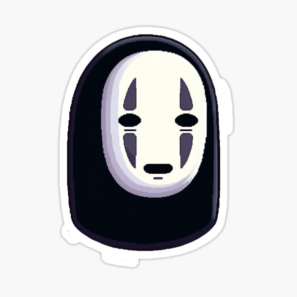 NoFace Pink Cow Print Stickers from Spirited Away for Studio Ghibli Fa –  DesignByStardust