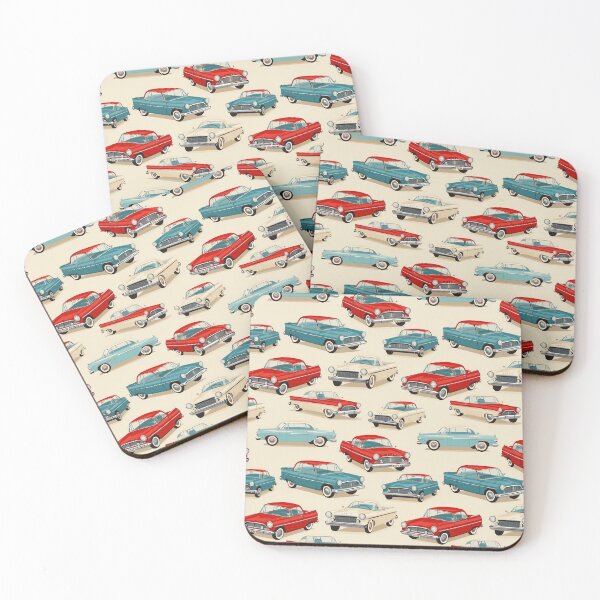 Item preview, Cars from the early 50's - 1950's American House Wallpaper - Classic designed and sold by Paul-05.