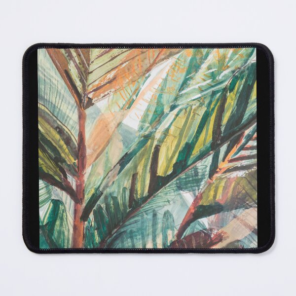 Item preview, Rainforest  Leaves Golden Palm Trees designed and sold by Aniyah.
