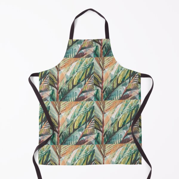 Item preview, Rainforest Leaves Golden Palm Trees designed and sold by Aniyah.