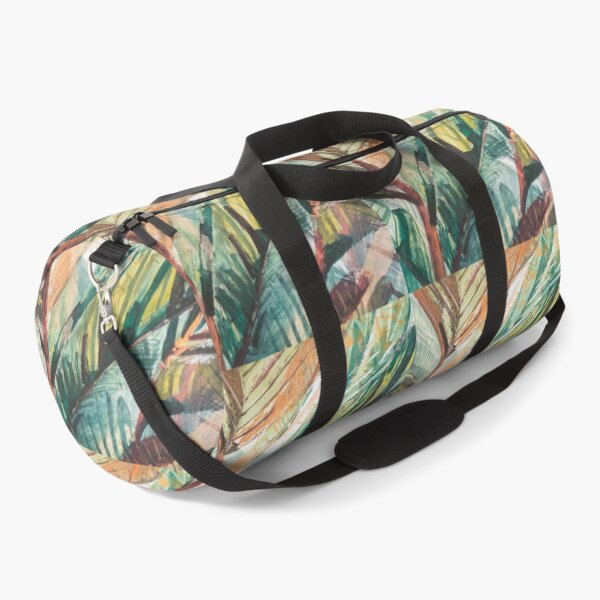 Item preview, Rainforest Leaves Golden Palm Trees designed and sold by Aniyah.