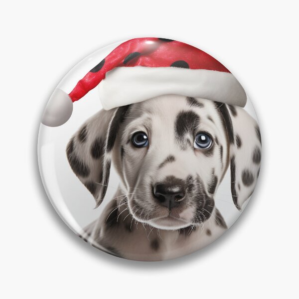 Item preview, Christmas Dalmation holiday digital print designed and sold by dcrc.