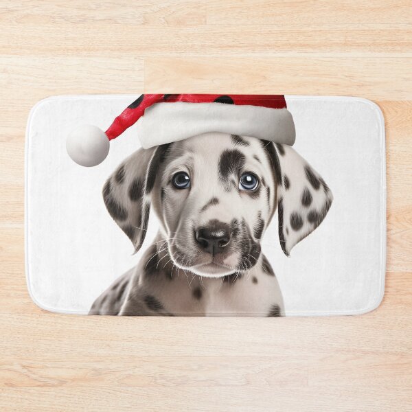 Item preview, Christmas Dalmation holiday digital print designed and sold by dcrc.