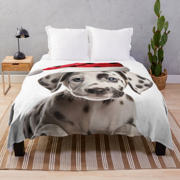 Item preview, Christmas Dalmation holiday digital print designed and sold by dcrc.