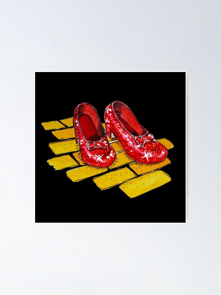 Ruby Slippers From Wizard Of Oz - There Is No Place Like Home - B 