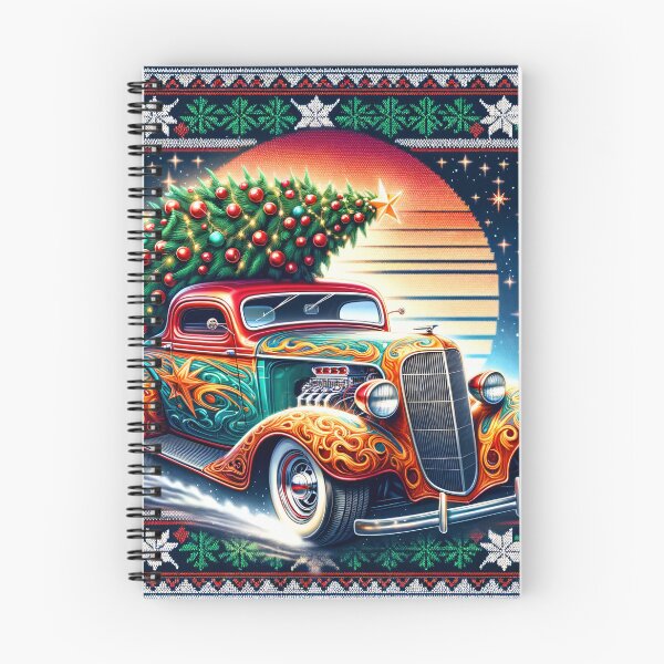 Item preview, Hot-rod pull christmas car vintage collection christmas V8 flat-head designed and sold by Martymcflay.