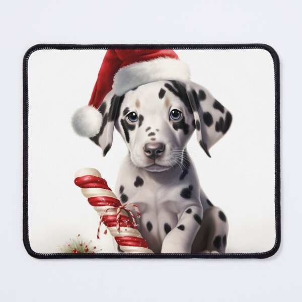 Item preview, christmas dalmation holiday digital print designed and sold by dcrc.