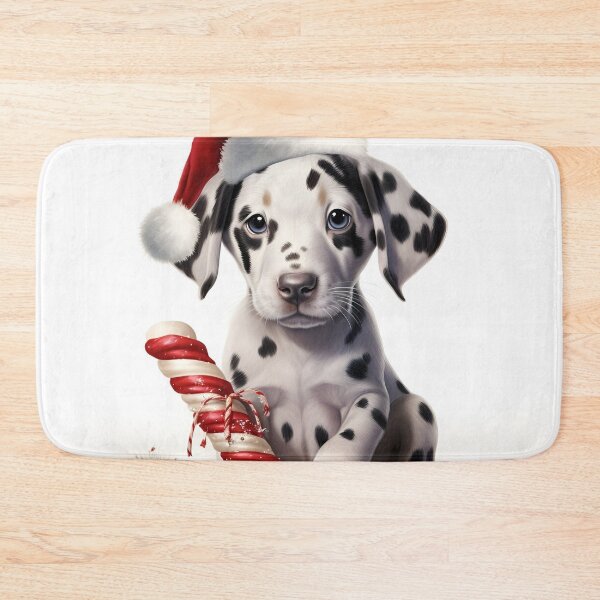Item preview, christmas dalmation holiday digital print designed and sold by dcrc.