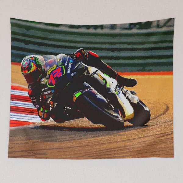 Item preview, Marco Bezzecchi coming out of the corner on his 2023 MotoGP motorcycle designed and sold by Rodissimus1984.