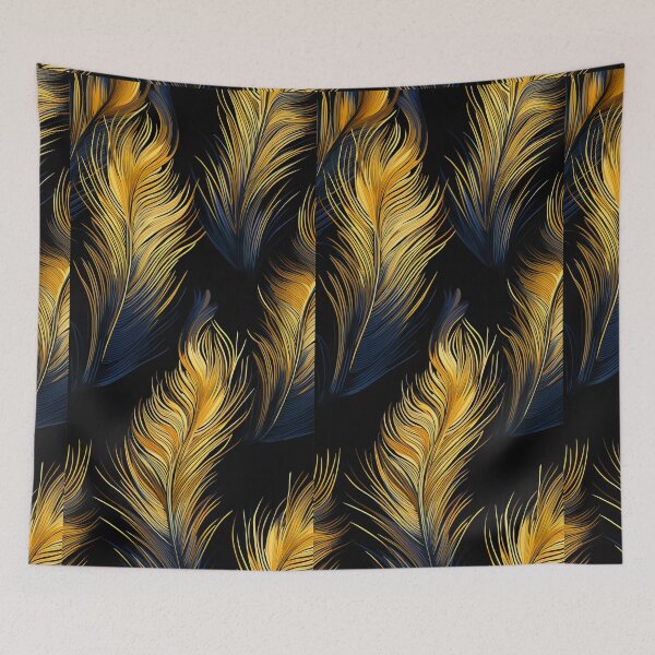 Item preview, Golden feathers designed and sold by Fran Fryberg.