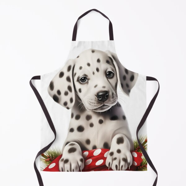 Item preview, christmas dalmation holiday digital print designed and sold by dcrc.