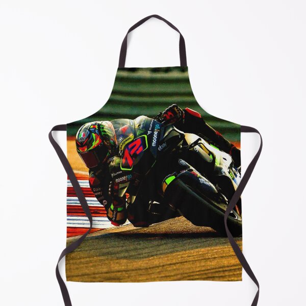 Item preview, Marco Bezzecchi coming out of the corner on his 2023 MotoGP motorcycle abstract designed and sold by Rodissimus1984.
