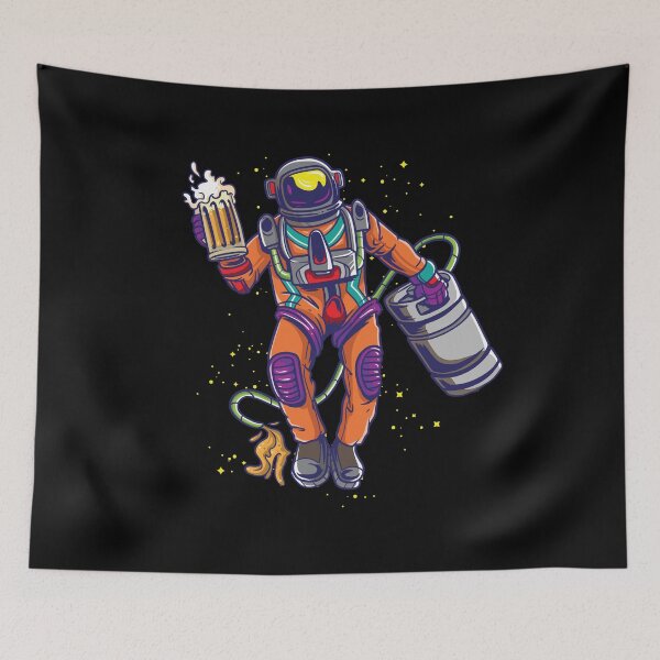 Artikelvorschau, Astronaut Bier Party Bierfass Weltall entworfen und verkauft von MooonTees.