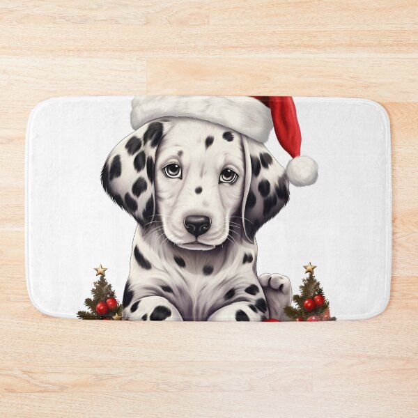 Item preview, christmas dalmation holiday digital print designed and sold by dcrc.