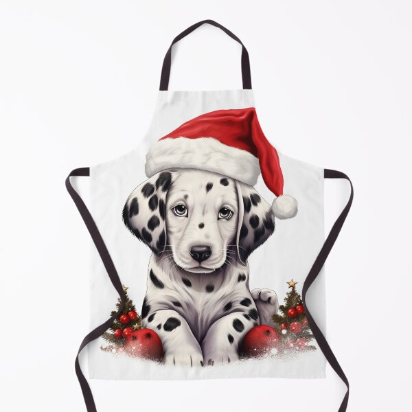 Item preview, christmas dalmation holiday digital print designed and sold by dcrc.