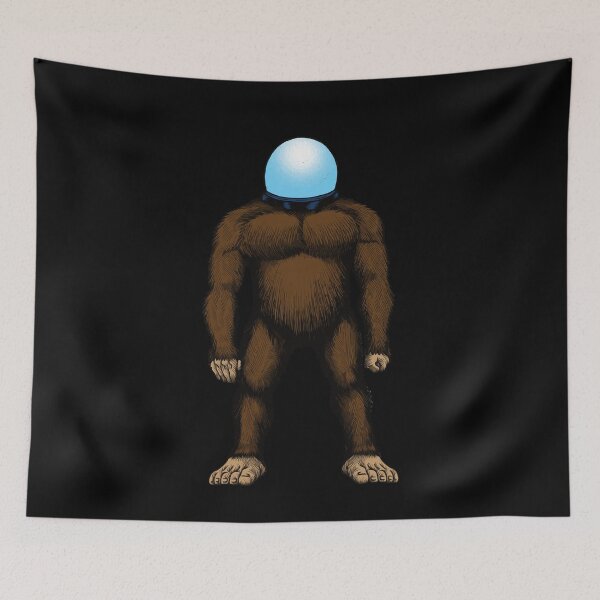 Item preview, Astronaut Bigfoot Mond Weltall designed and sold by MooonTees.