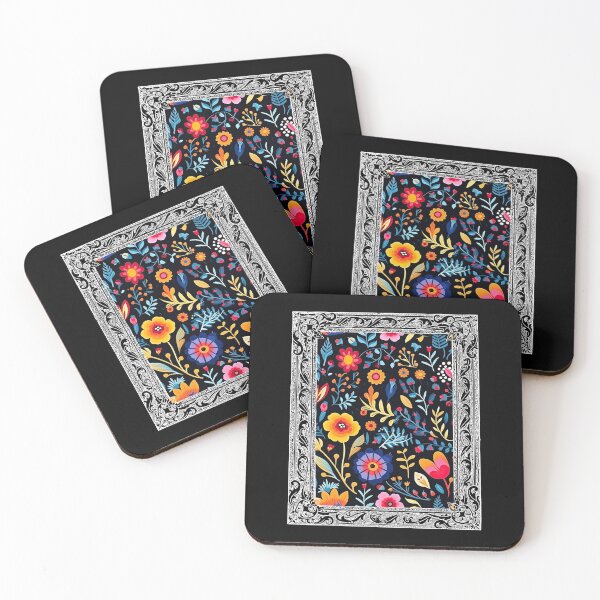 Item preview, Mexican Floral Pattern Colorful Flowers In A Frame 3 designed and sold by elvisg03.