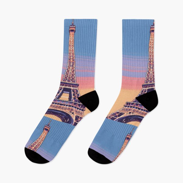 Item preview, Pixel Eiffel Tower designed and sold by DesignVibesHub.
