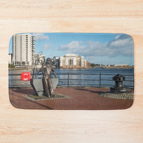 Item preview, Statue of Coal Miner at Cardiff Bay South Wales designed and sold by Cameranick.