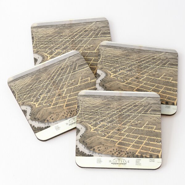 Item preview, Danville, Illinois (1869) designed and sold by allhistory.