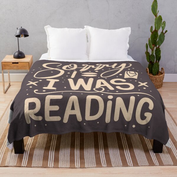 Item preview, Sorry i reading, I was reading - library and books, bookworm designed and sold by desinganddecor.