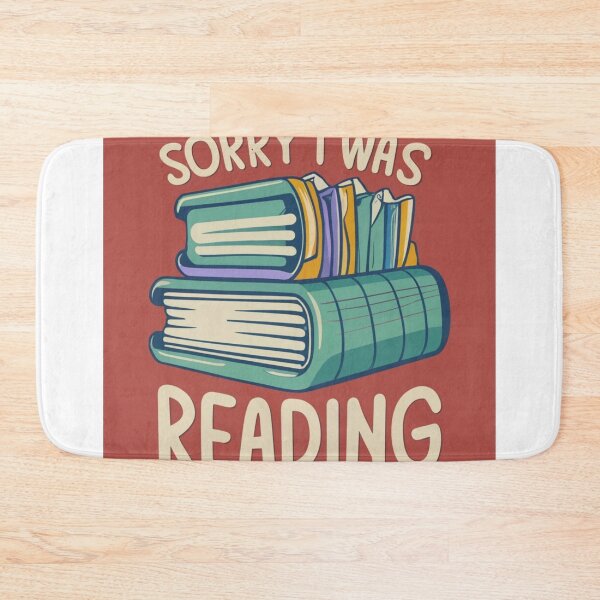 Item preview, Sorry i reading, I was reading - library and books, bookworm designed and sold by desinganddecor.