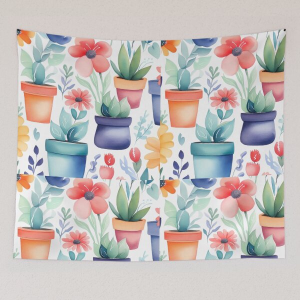 Item preview, Watercolor flower painting nature designed and sold by Hilmanku.
