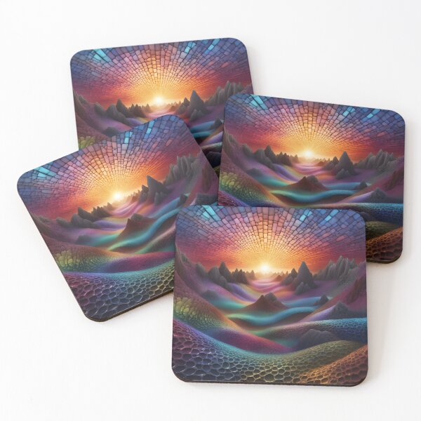 Item preview, Colourful Alien Landscape designed and sold by Tau Tia L Douglass.