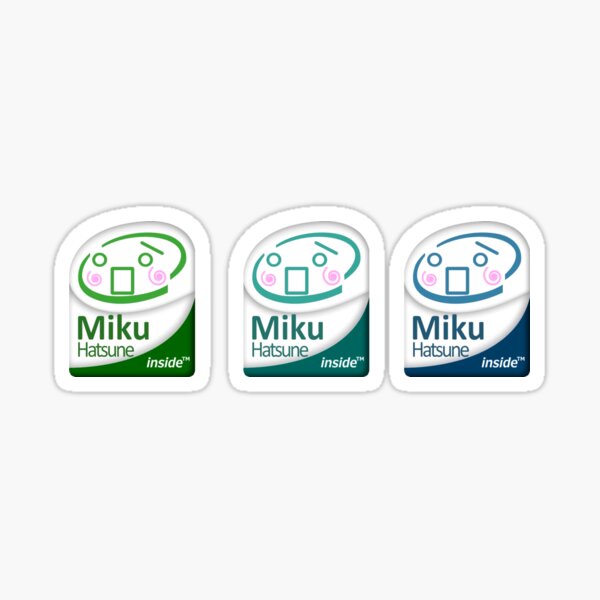 Vista previa del artículo con la obra «Logotipo interior de Miku Hatsune ~ Paquete de anime», diseñado y vendido por internet-joshi.