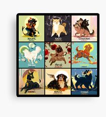 Mytho doggos #1 Canvas Print