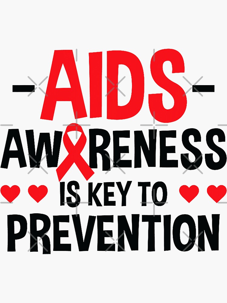 Aids on sale Awareness Promo and Sticker Set Rare