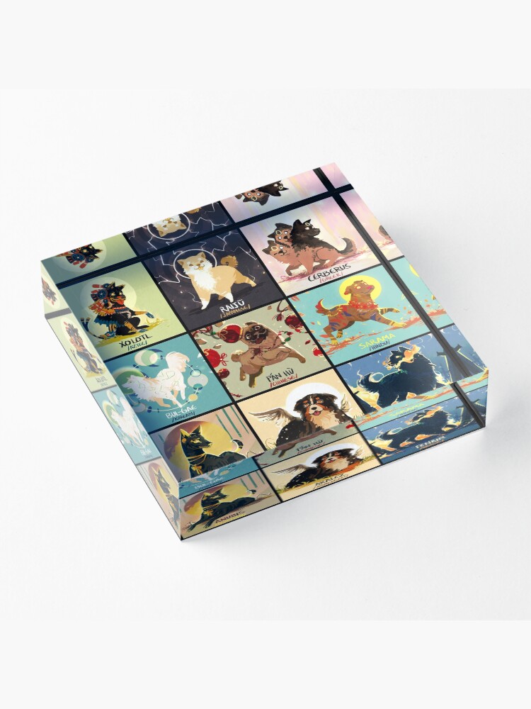Alternate view of Mytho doggos #1 Acrylic Block