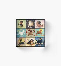 Mytho doggos #1 Acrylic Block